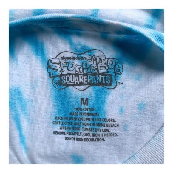 Nickelodeon Sponge Bob Square Pants Patrick Tie Dye Shirt Short Sleeve Medium - Picture 8 of 8